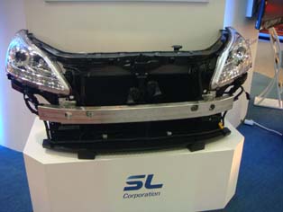 SL Corp. 韩国车灯业界最大型SL的前端模块