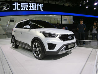 现代汽车发布了针对中国市场开发的小型SUV ix25