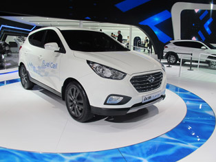 现代汽车在中国首次发布ix35 FCV
